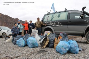 23 40 мешком мусора убрали активисты в урочище Куртогай